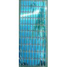 100 Buegelpailletten  Stifte 7mm x 2mm spiegel blau